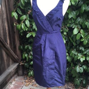 J.Crew elegant silk taffeta dress, Sz 0, NWT